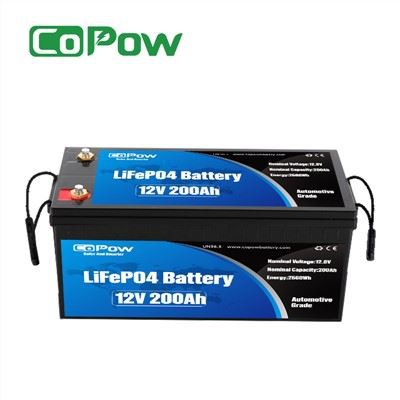 12v 200ah Lithium Ion roj teeb rau RV