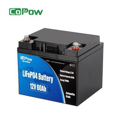 12V 60Ah Lithium Ion hnub ci roj teeb