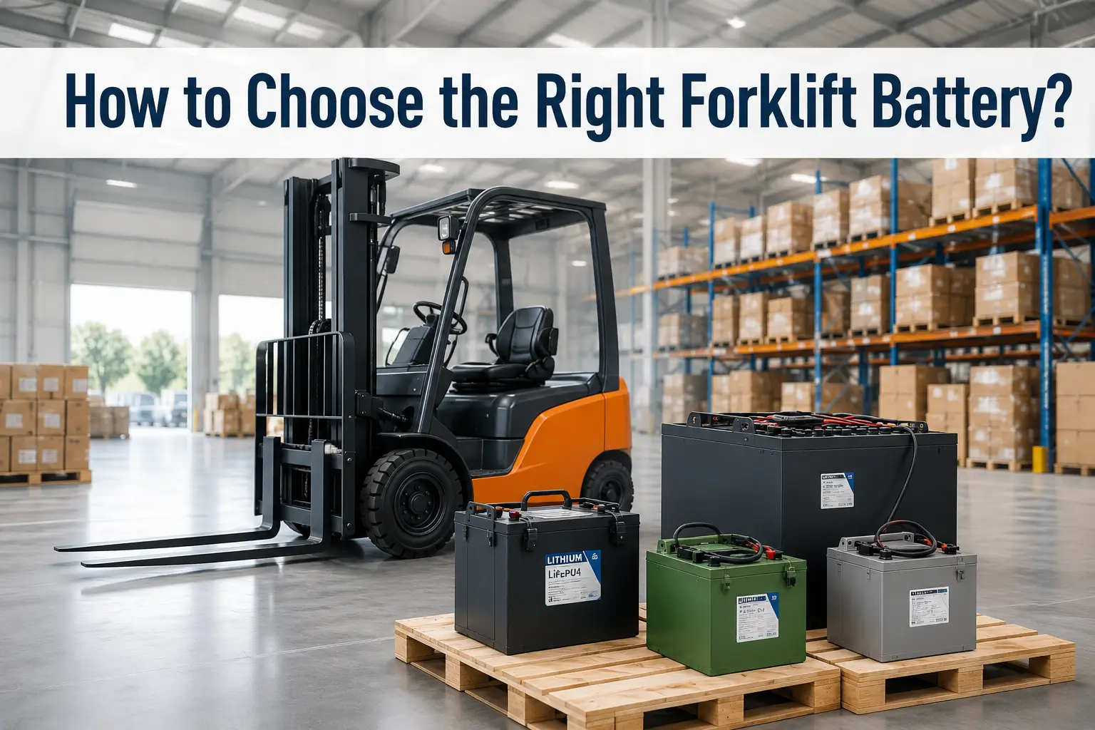 Yuav Ua Li Cas Xaiv Txoj Cai Forklift Roj Teeb?